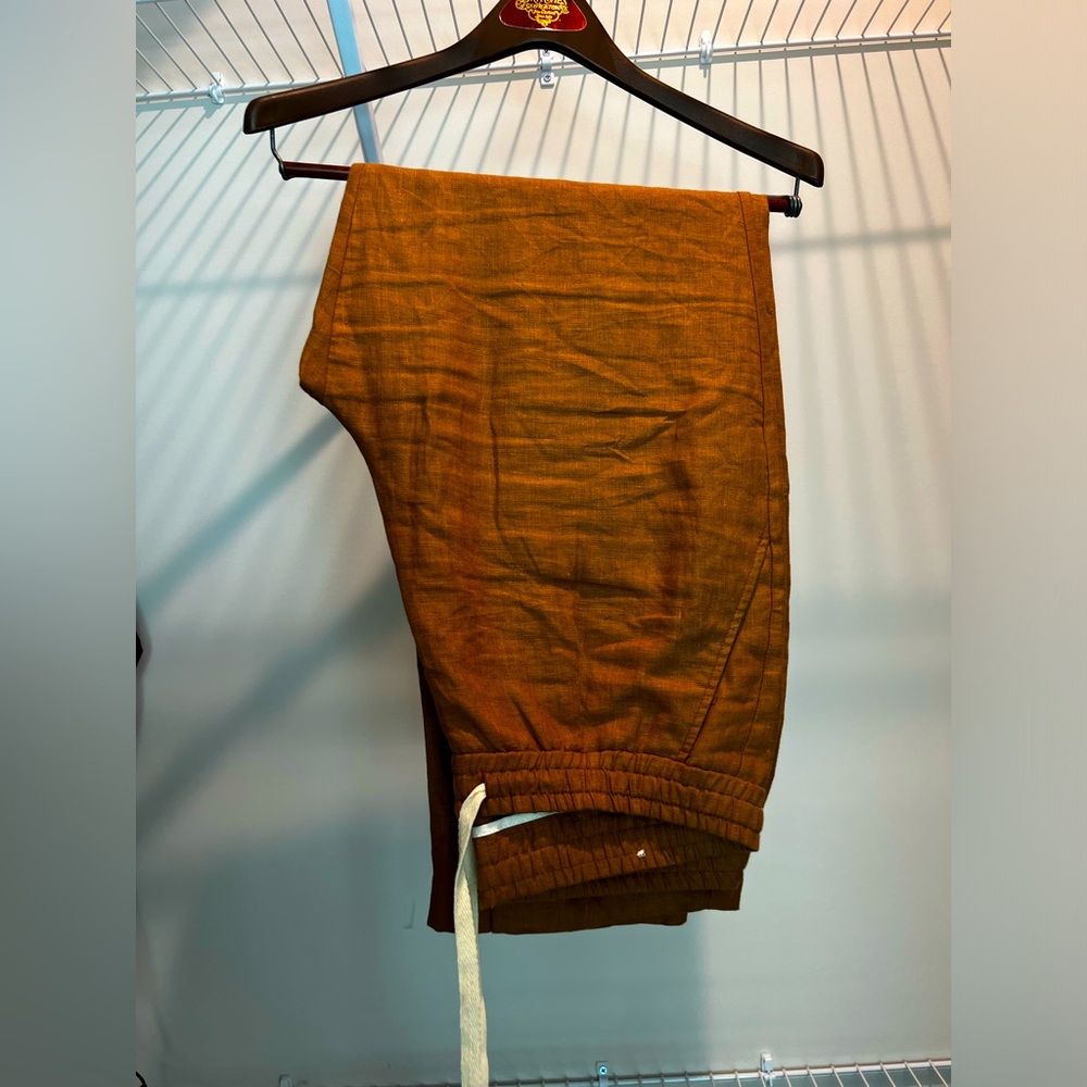 Large Zara linen pants in new condition